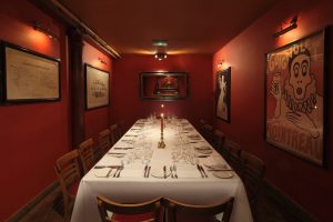 Private dinning in London at The Parlor Room at Bleeding Heart Restaurant
